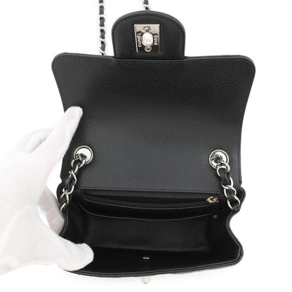 Chanel Black Leather Classic Flap