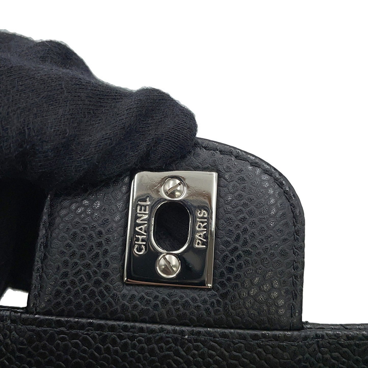 Chanel Black Leather Classic Flap
