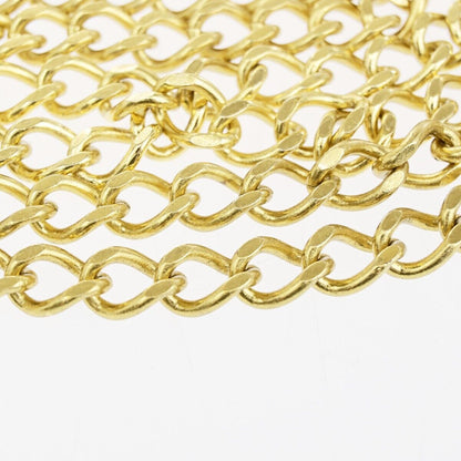 Chanel Gold Gold_plated Cc Logo Elastic Belt