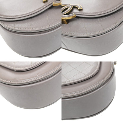 Chanel Purple Leather Coco Curve Flap Messenger
