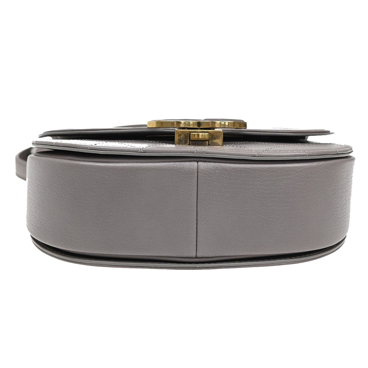 Chanel Purple Leather Coco Curve Flap Messenger
