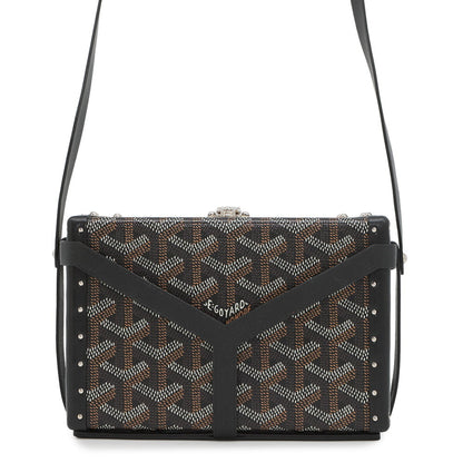 Goyard Brown Canvas, Leather Shoulder