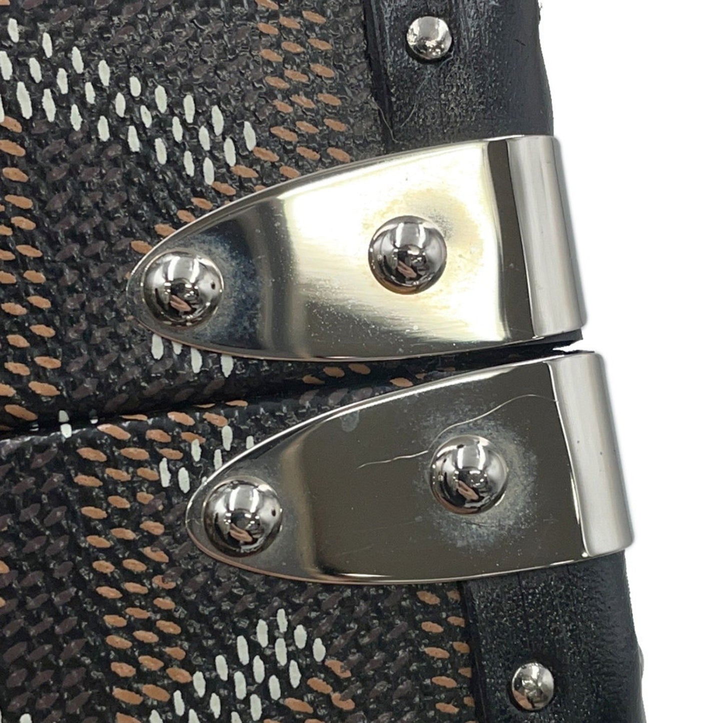 Goyard Brown Canvas, Leather Shoulder