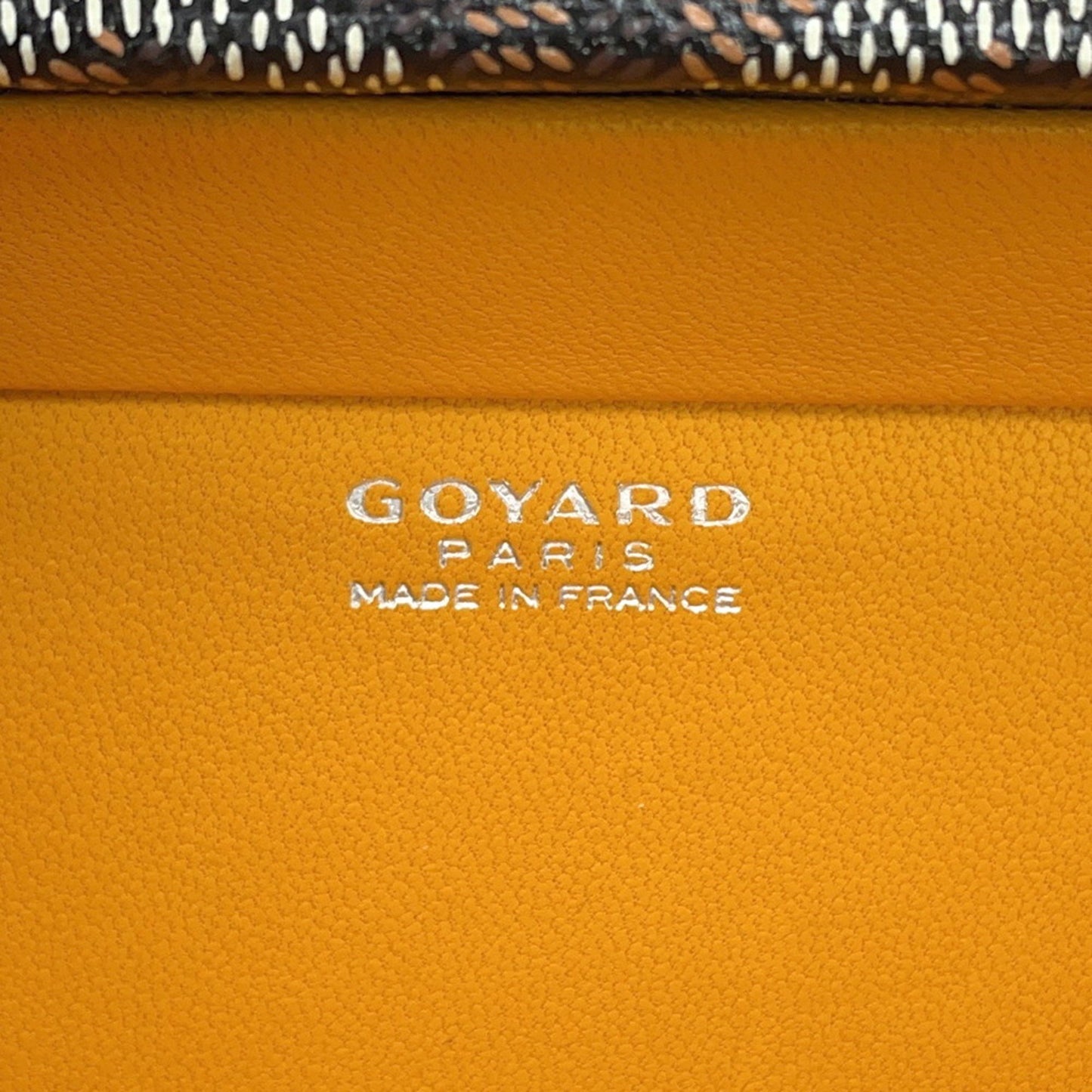 Goyard Brown Canvas, Leather Shoulder