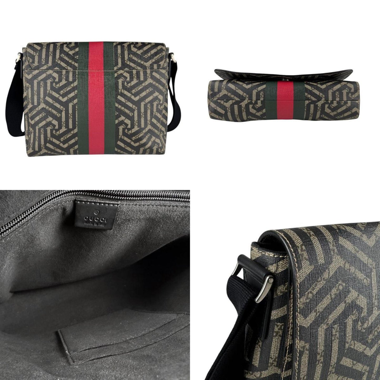 Gucci Brown Canvas Caleido