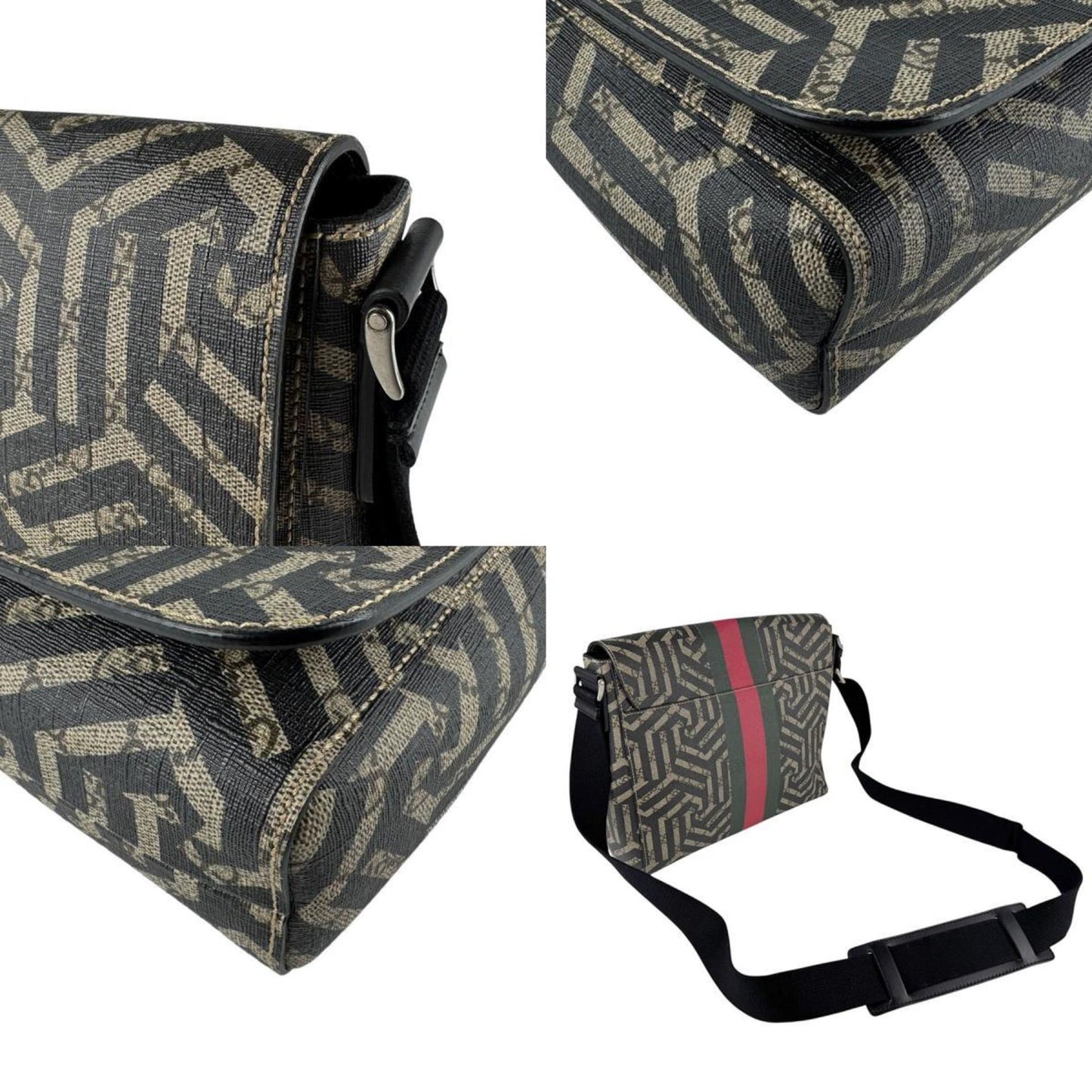 Gucci Brown Canvas Caleido