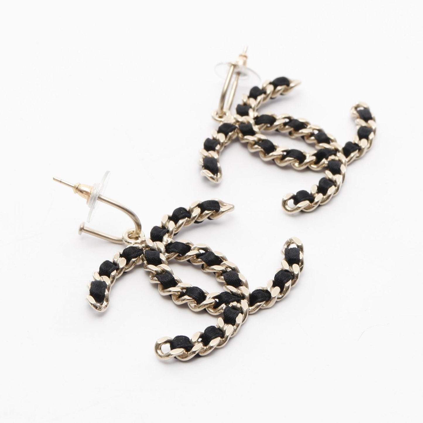 Chanel Black Gold Plated Coco Mark
