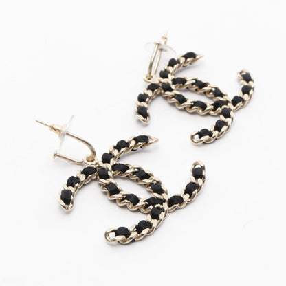 Chanel Black Gold Plated Coco Mark