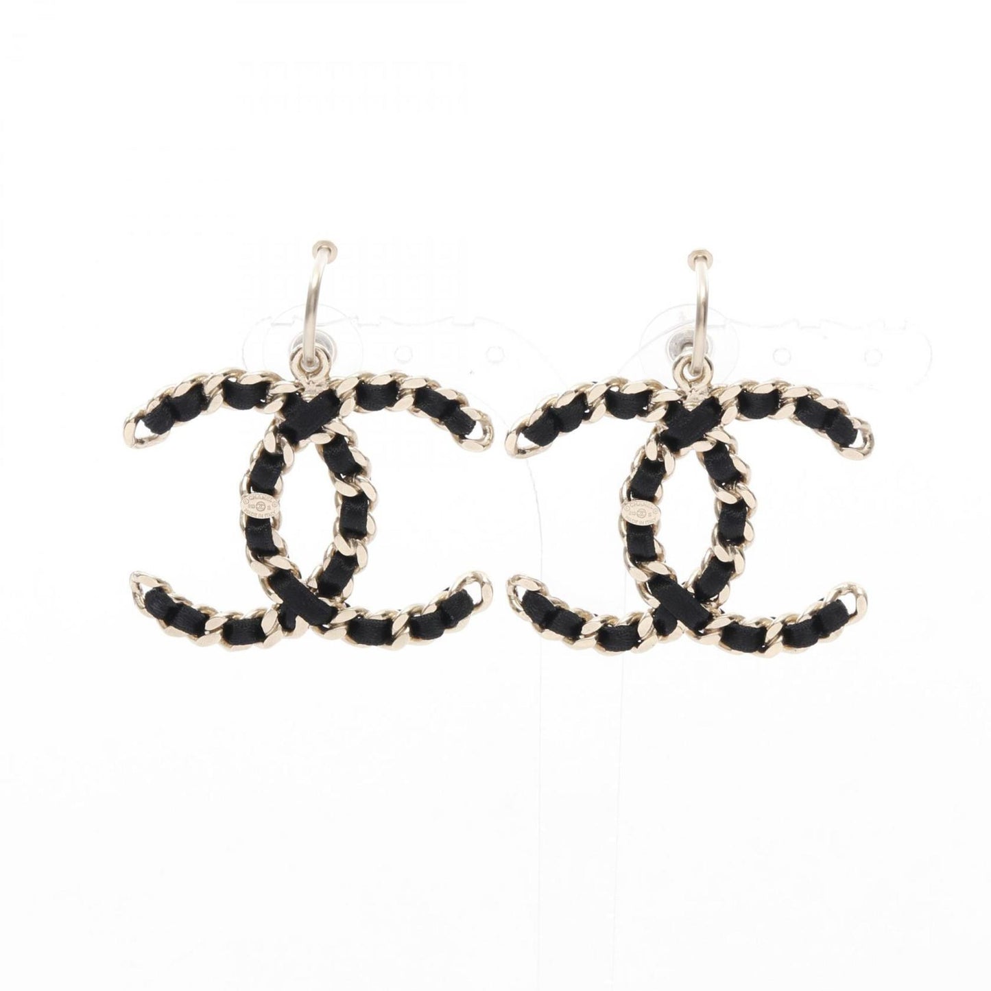 Chanel Black Gold Plated Coco Mark