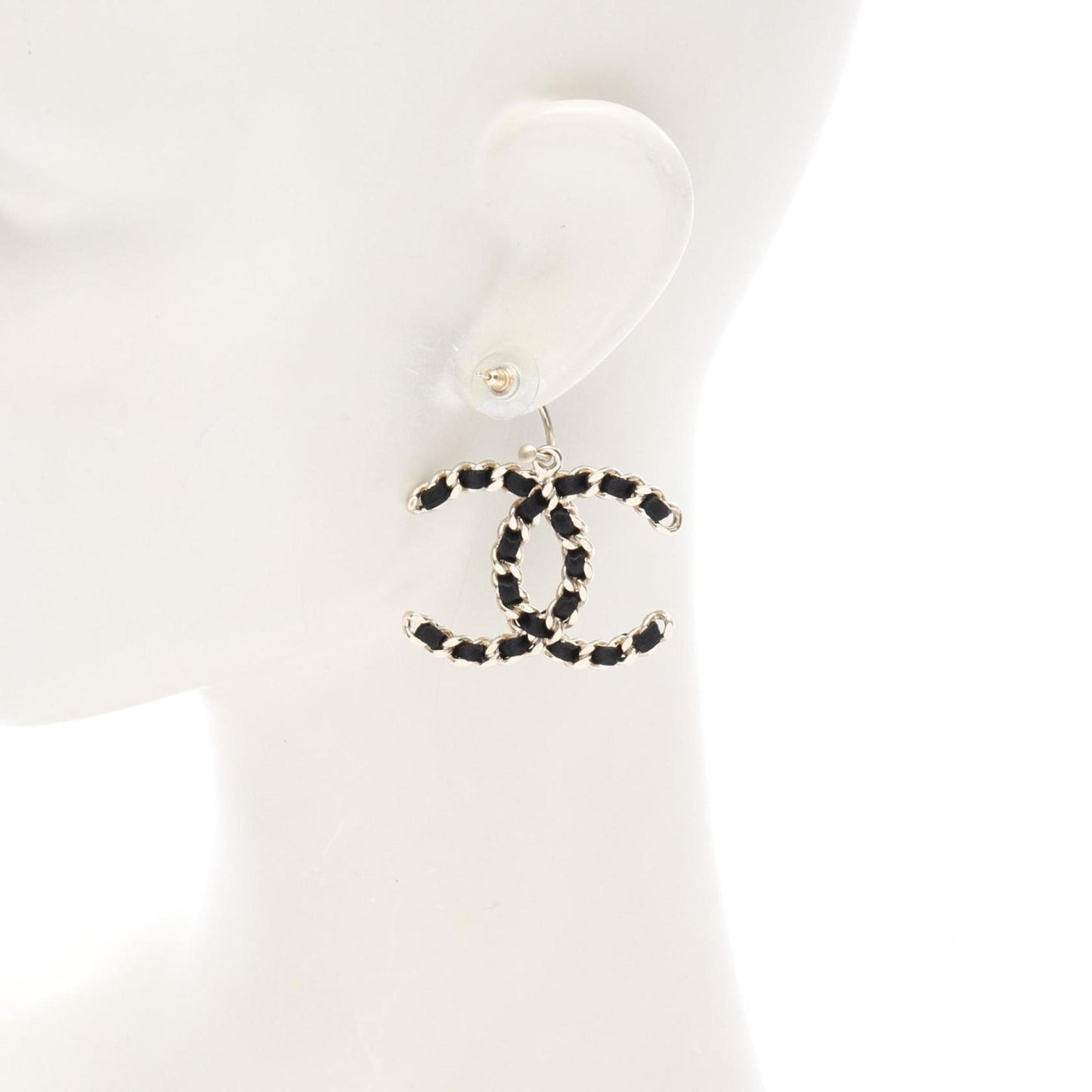 Chanel Black Gold Plated Coco Mark