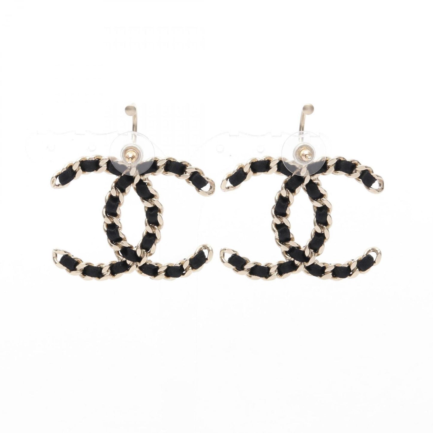 Chanel Black Gold Plated Coco Mark