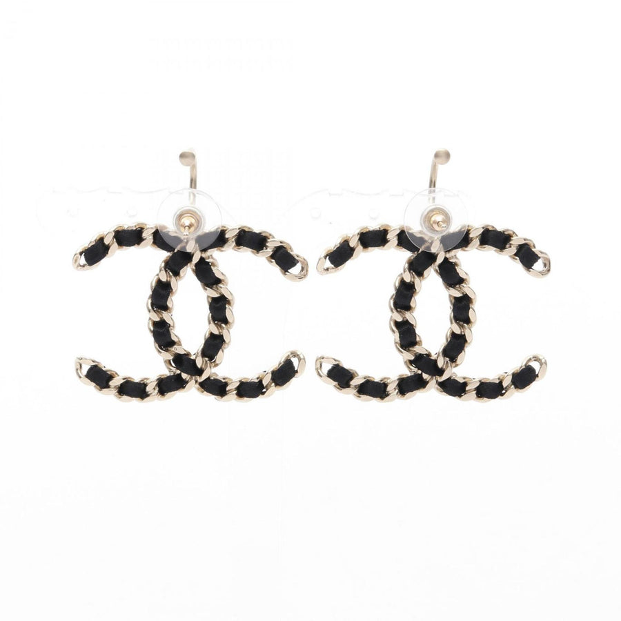 Chanel Black Gold Plated Coco Mark