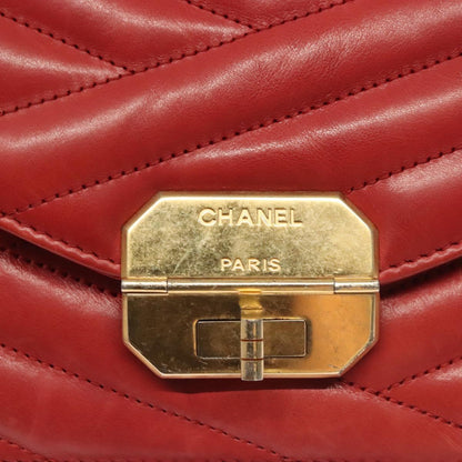Chanel Red Leather 2,55