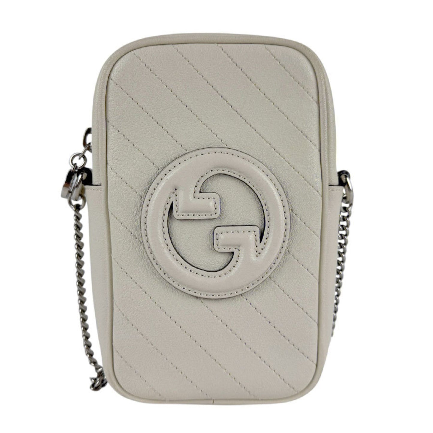 Gucci White Leather Shoulder