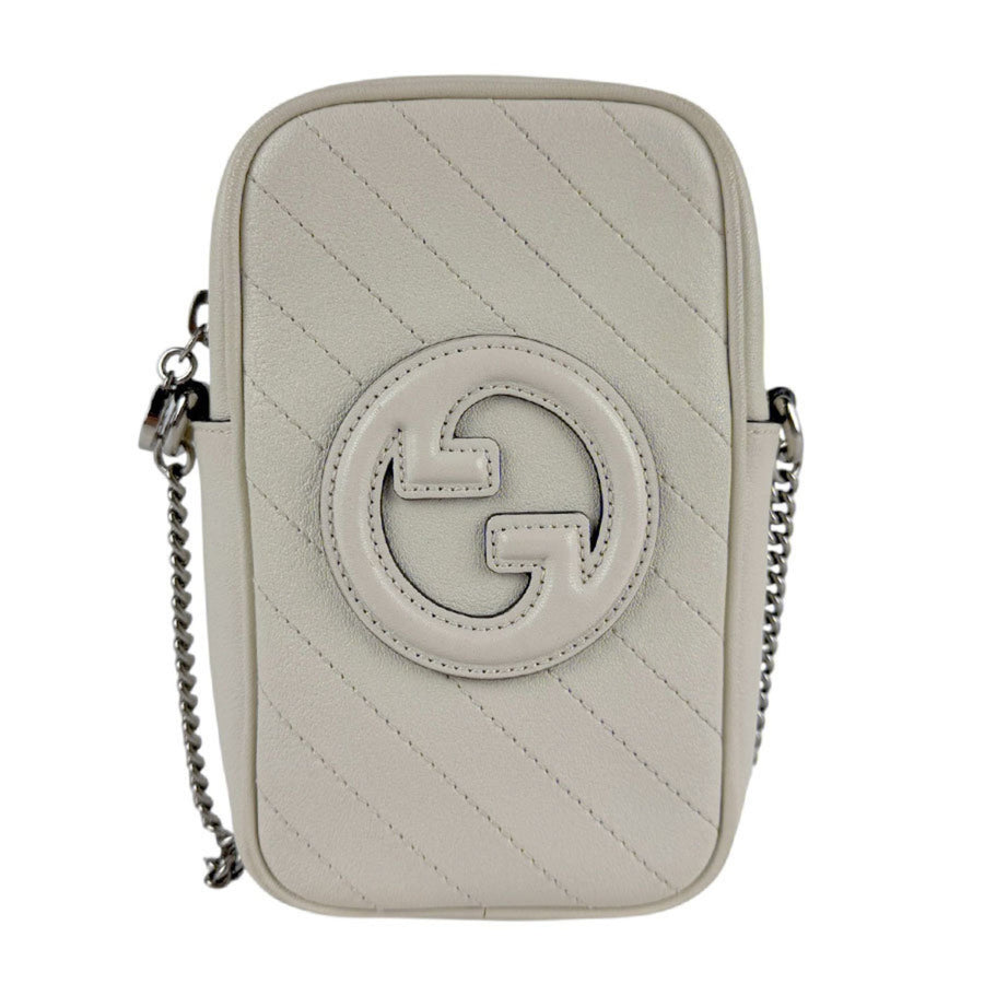 Gucci White Leather Shoulder
