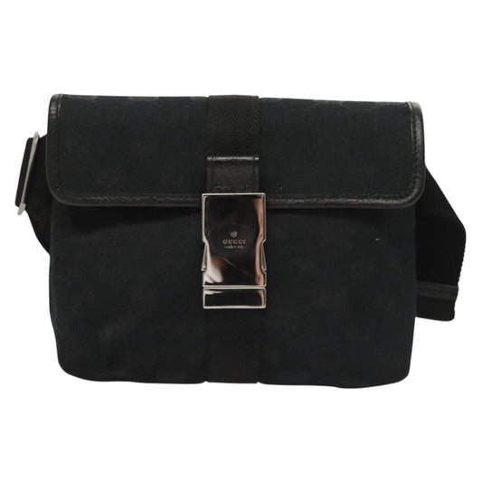 Gucci Black Canvas Gg Canvas