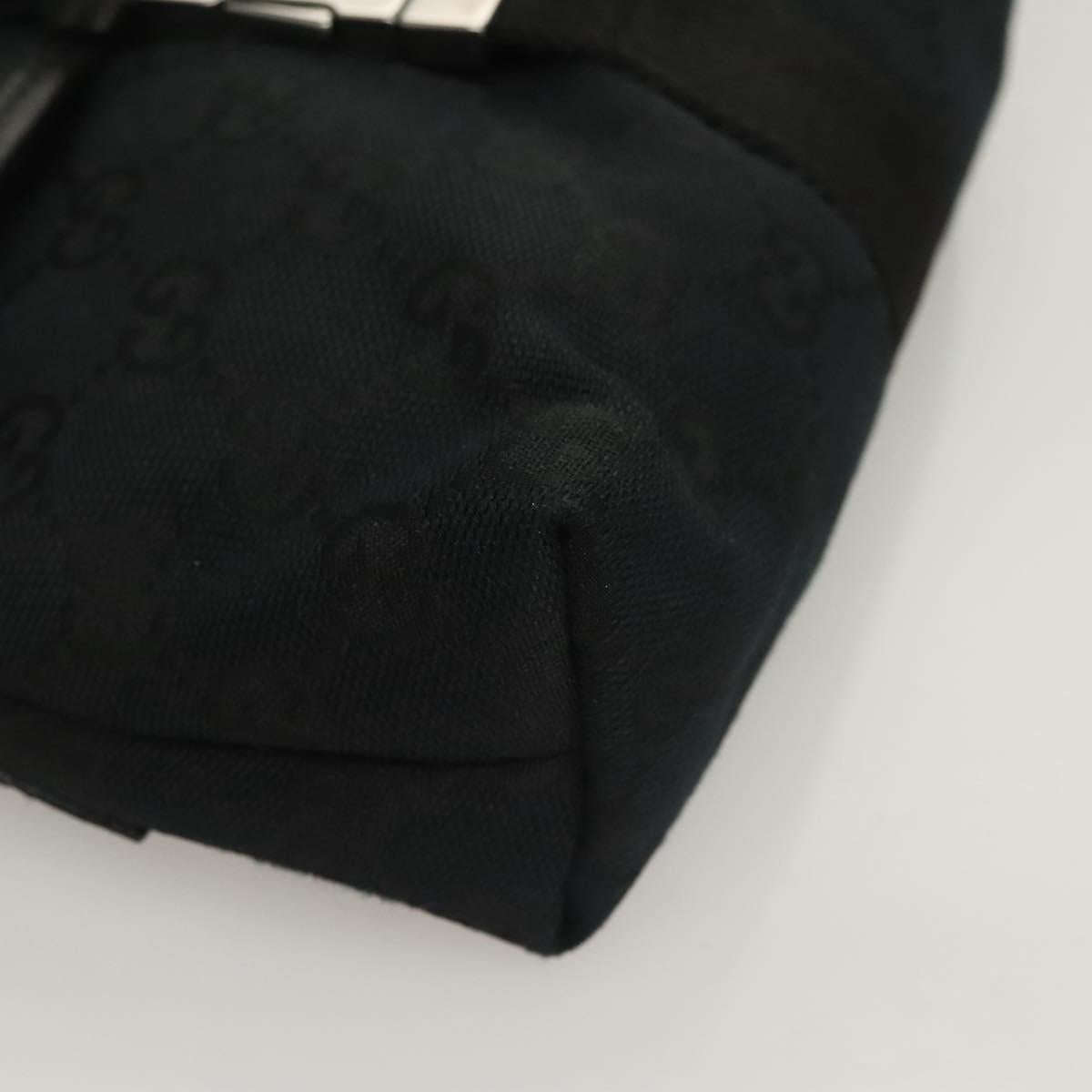 Gucci Black Canvas Gg Canvas