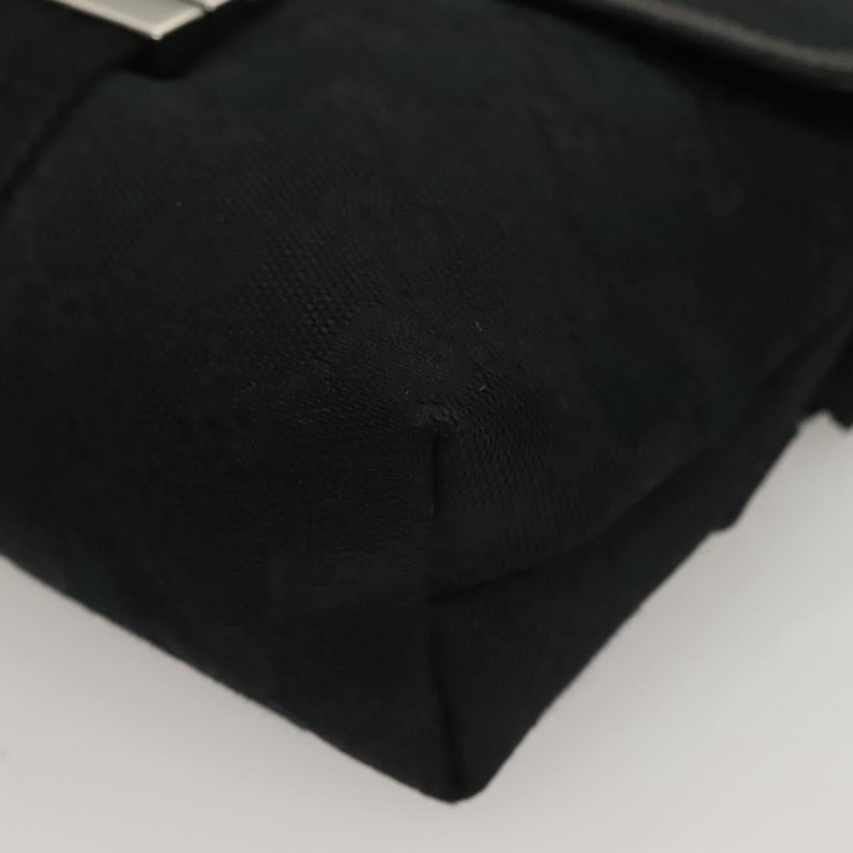 Gucci Black Canvas Gg Canvas