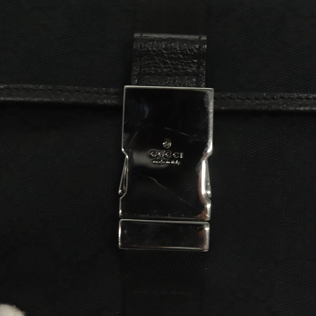Gucci Black Canvas Gg Canvas