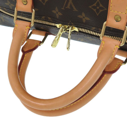 Louis Vuitton Brown Canvas Keepall Bandoulière 55