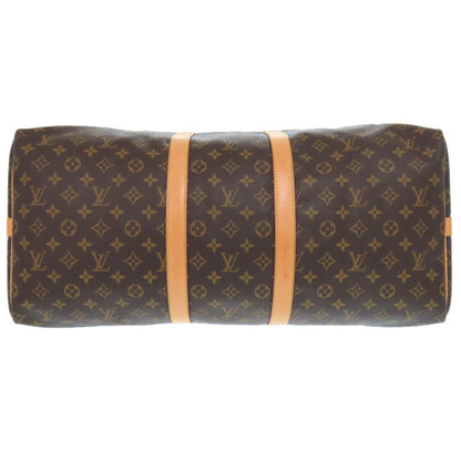 Louis Vuitton Brown Canvas Keepall Bandoulière 55