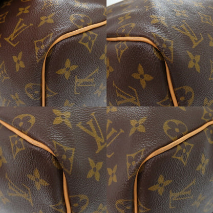 Louis Vuitton Brown Canvas Keepall Bandoulière 55