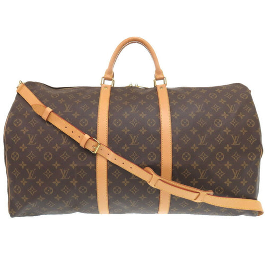 Louis Vuitton Brown Canvas Keepall Bandoulière 60