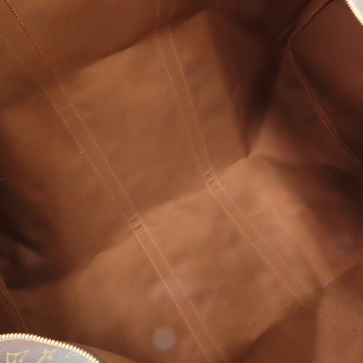 Louis Vuitton Brown Canvas Keepall Bandoulière 60