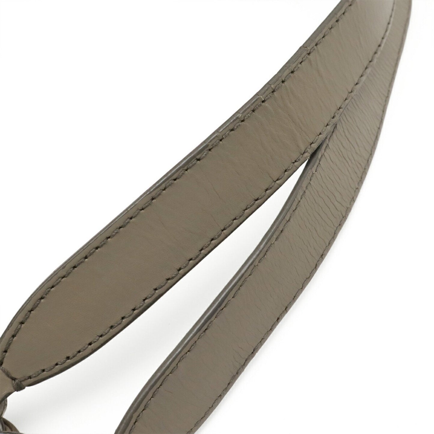 Chanel Gray Leather Gabrielle