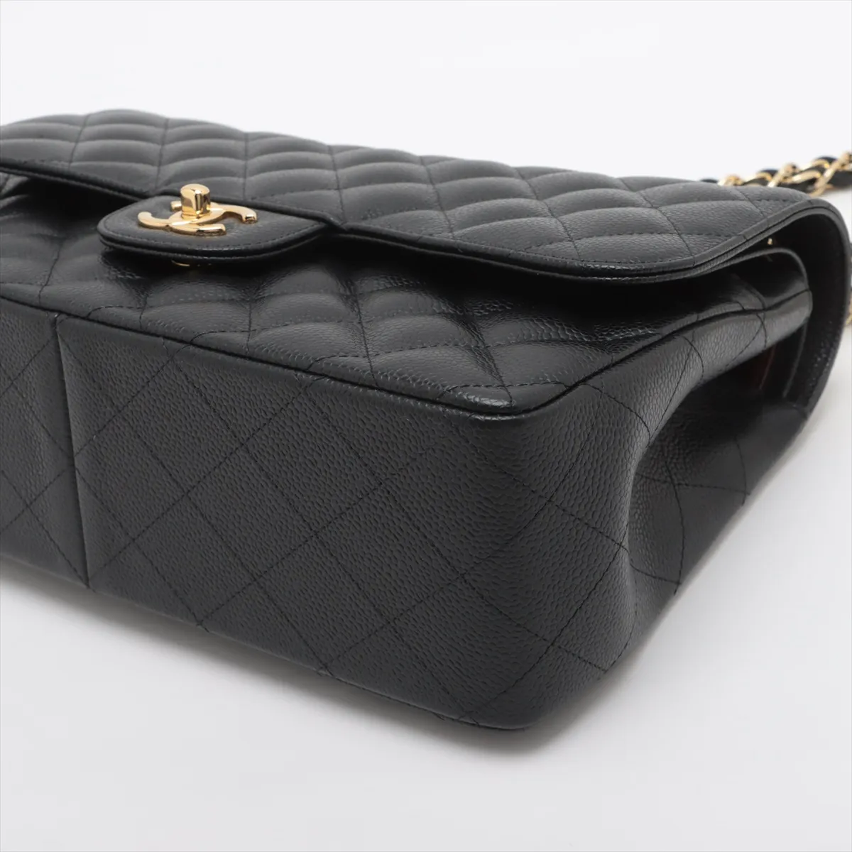 Chanel Black Leather Double Flap