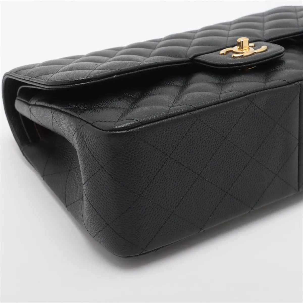 Chanel Black Leather Double Flap