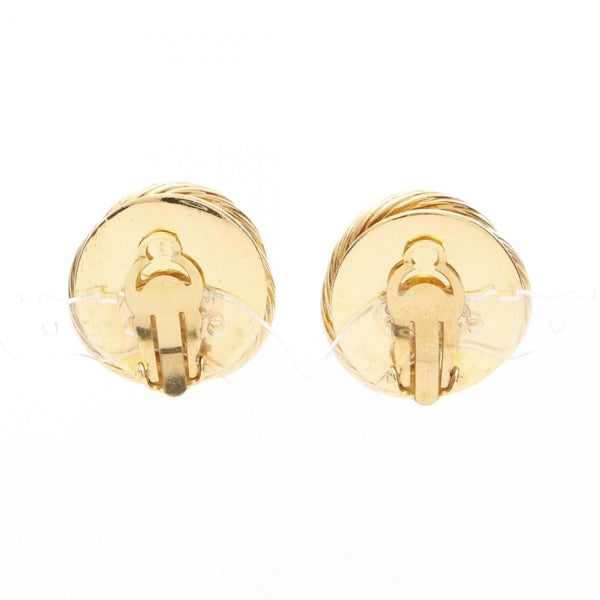 Chanel Gold Gold Plated Earring