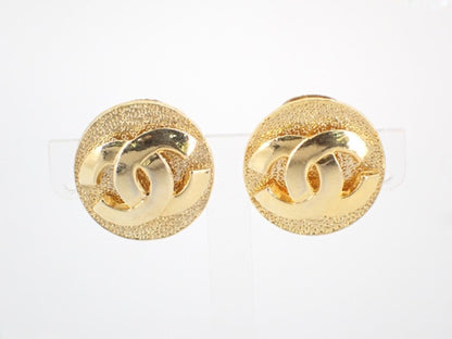Chanel Gold Gold Plated Coco Mark