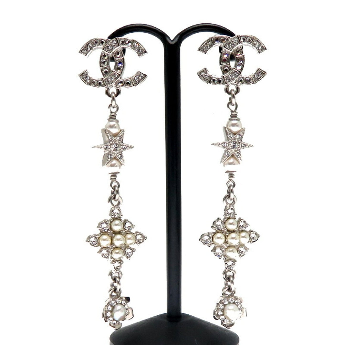 Chanel Silver Metal Coco Mark