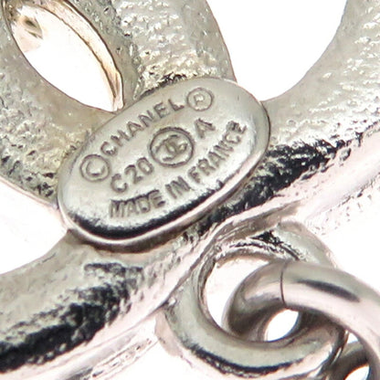 Chanel Silver Metal Coco Mark