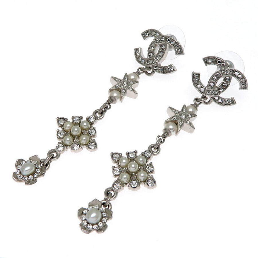 Chanel Silver Metal Coco Mark