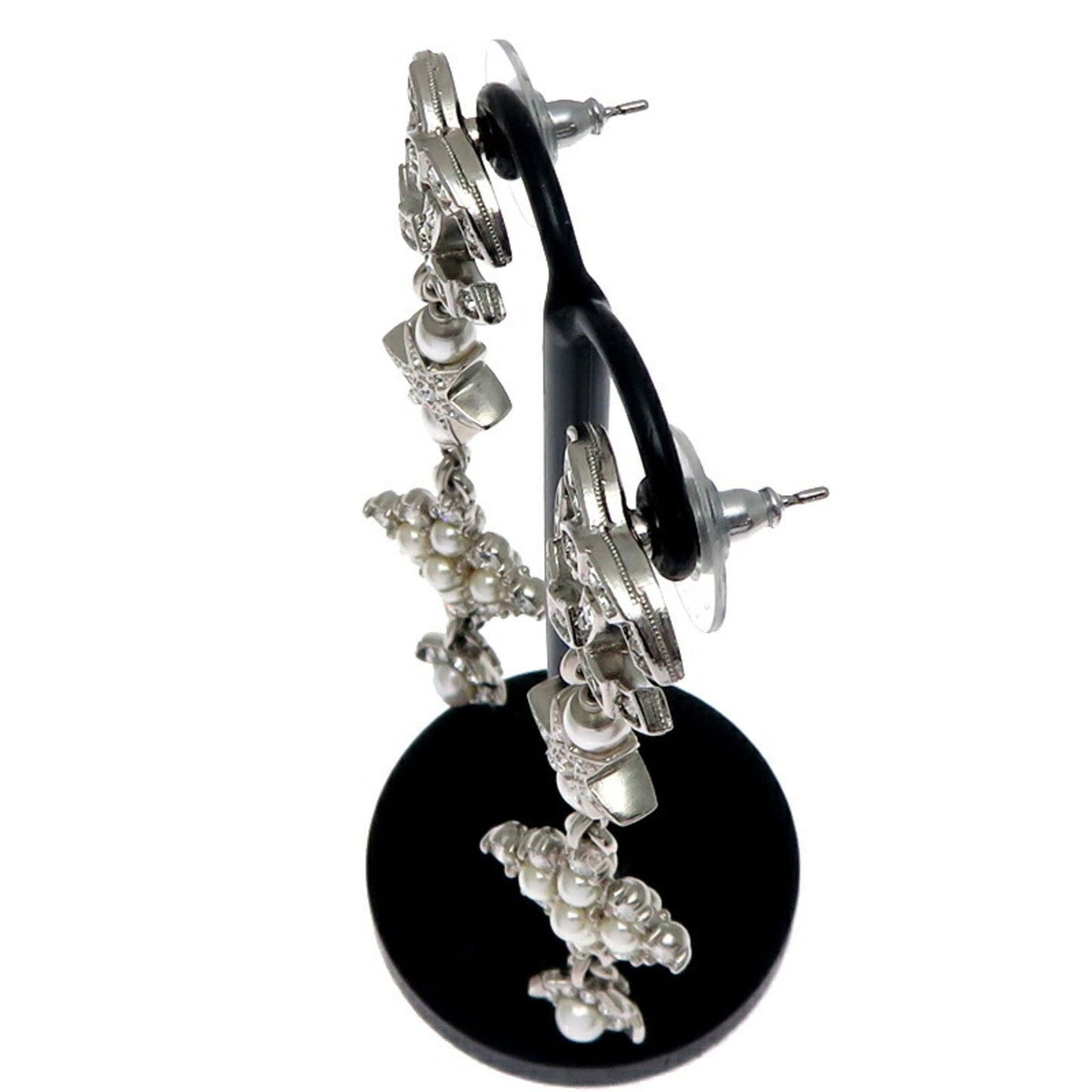 Chanel Silver Metal Coco Mark