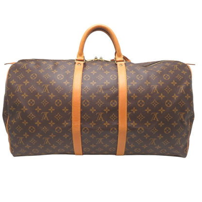 Louis Vuitton Brown Canvas Keepall 55