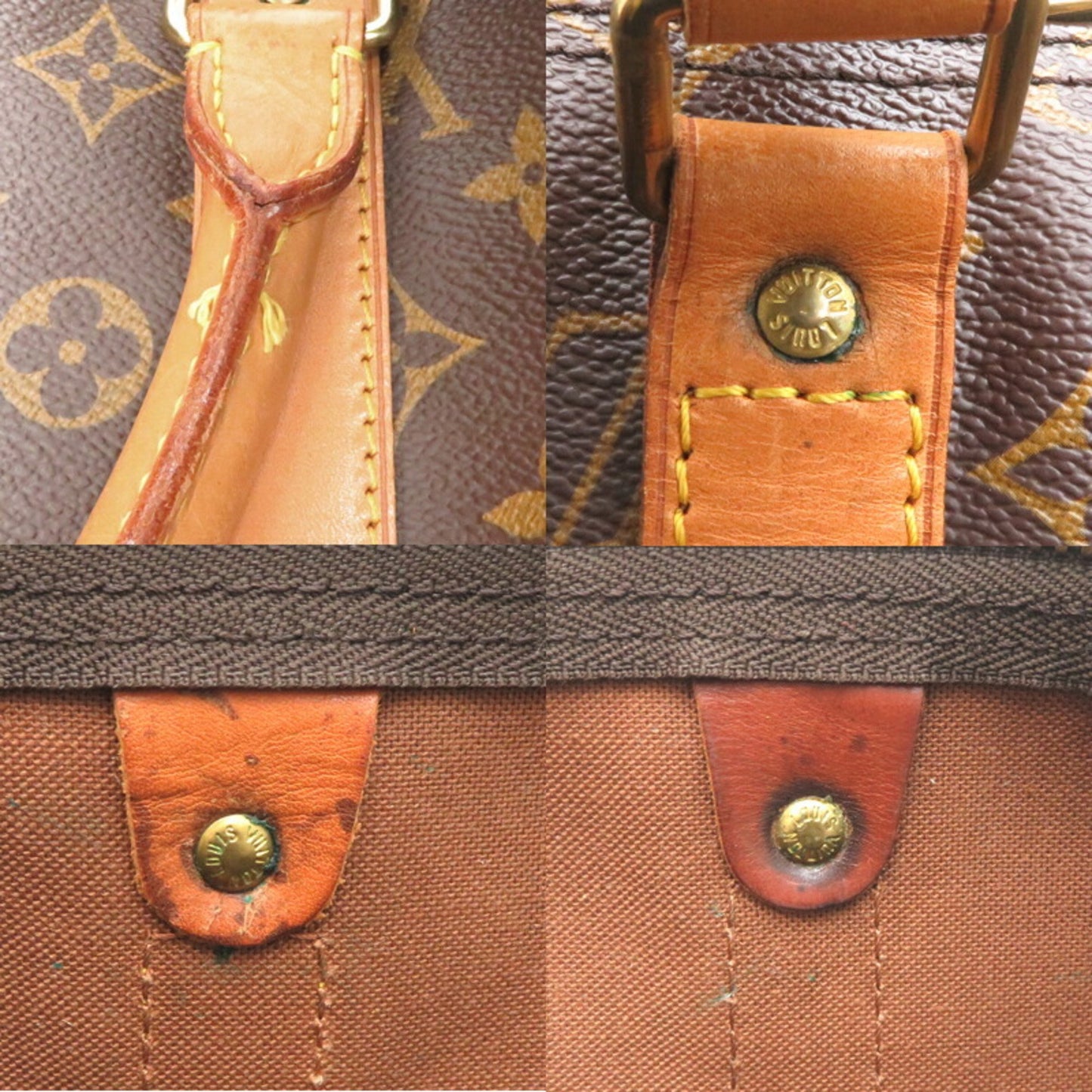 Louis Vuitton Brown Canvas Keepall 55