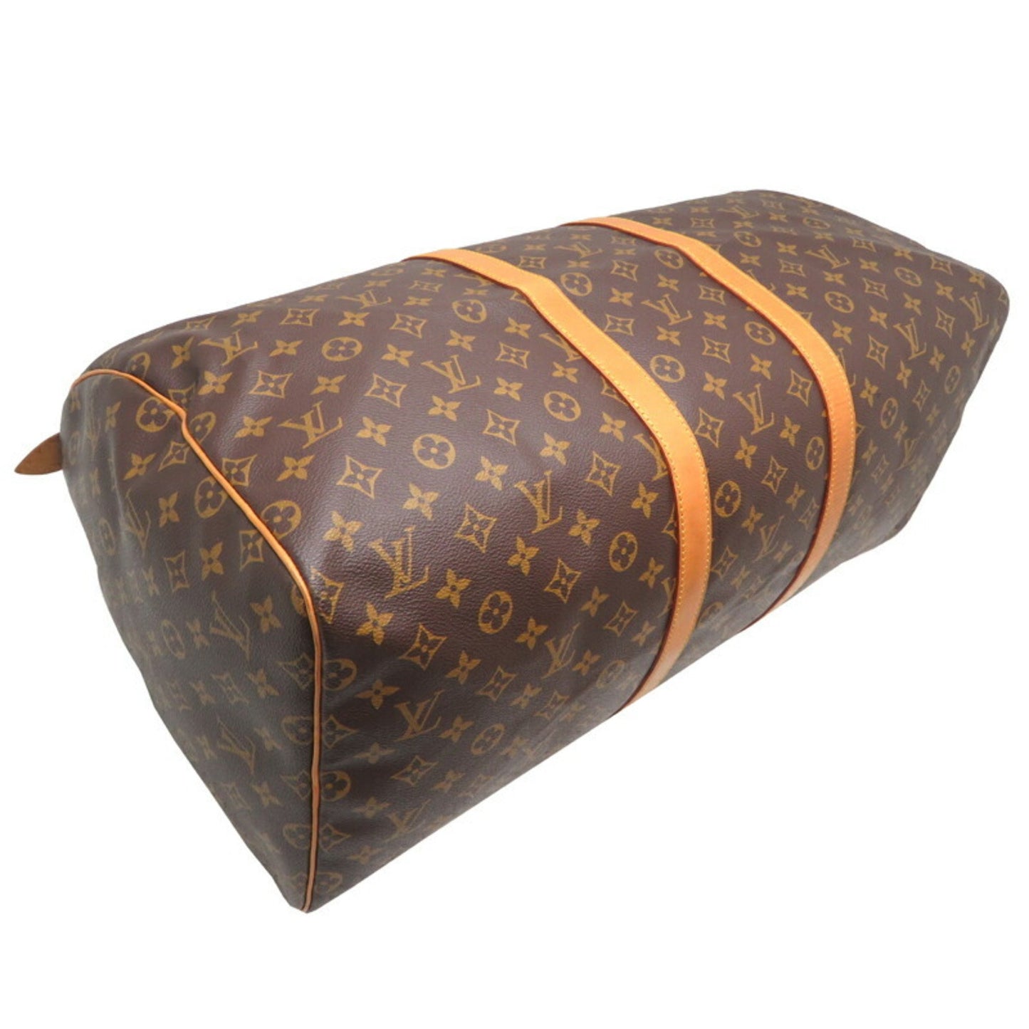 Louis Vuitton Brown Canvas Keepall 55