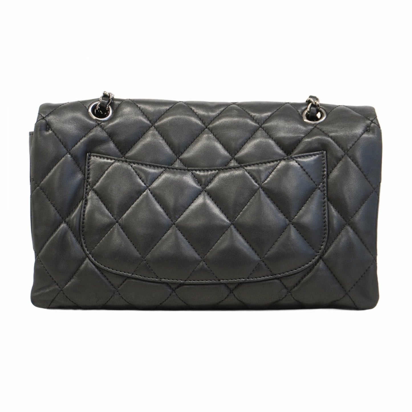 Chanel Black Leather Single Flap