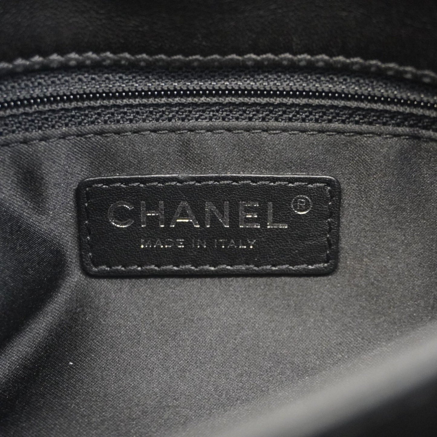 Chanel Black Leather Single Flap