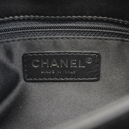 Chanel Black Leather Single Flap