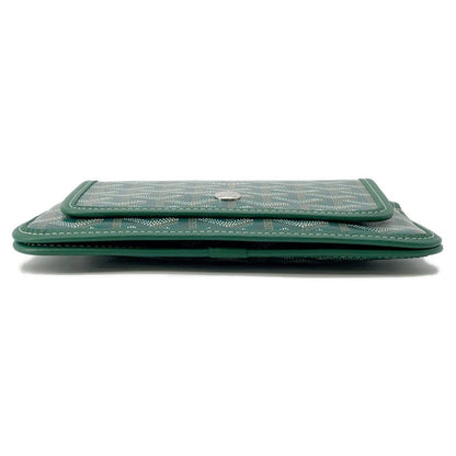 Goyard Green Canvas, Leather Shoulder