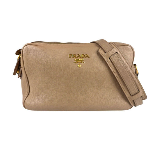 Prada Brown Leather Vitello Phenix