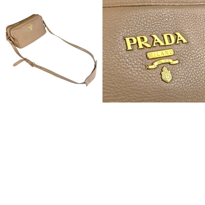 Prada Brown Leather Vitello Phenix