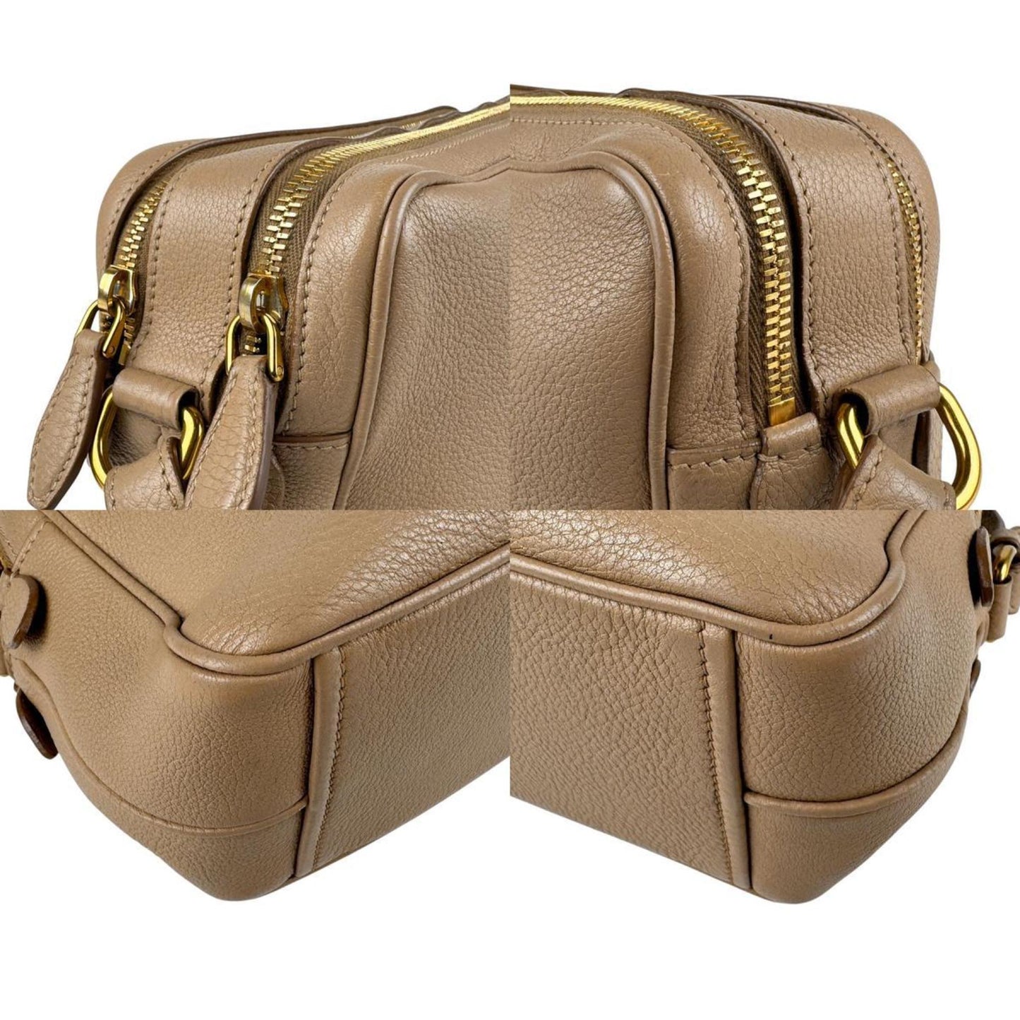 Prada Brown Leather Vitello Phenix