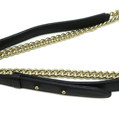 Chanel Black Leather Boy