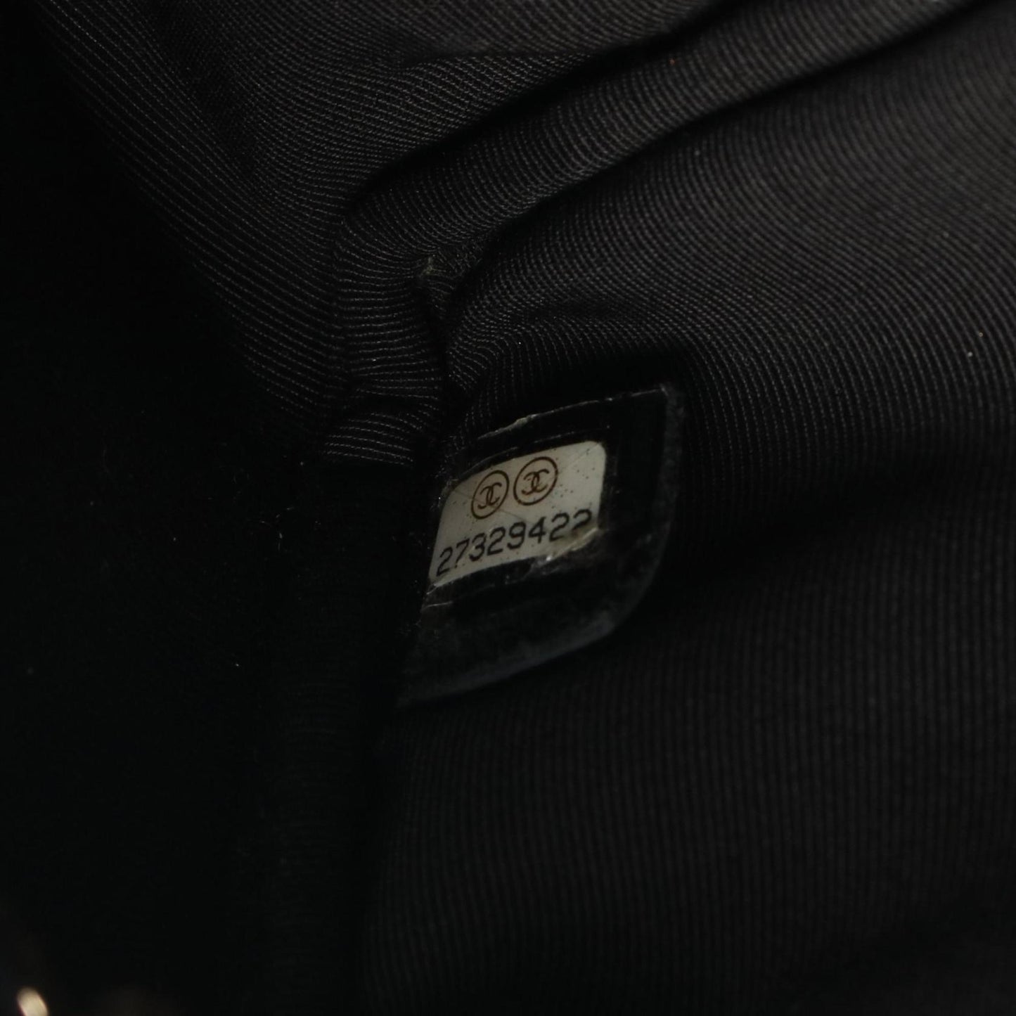 Chanel Black Leather Chevron