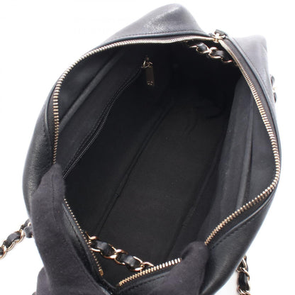 Chanel Black Leather Chevron